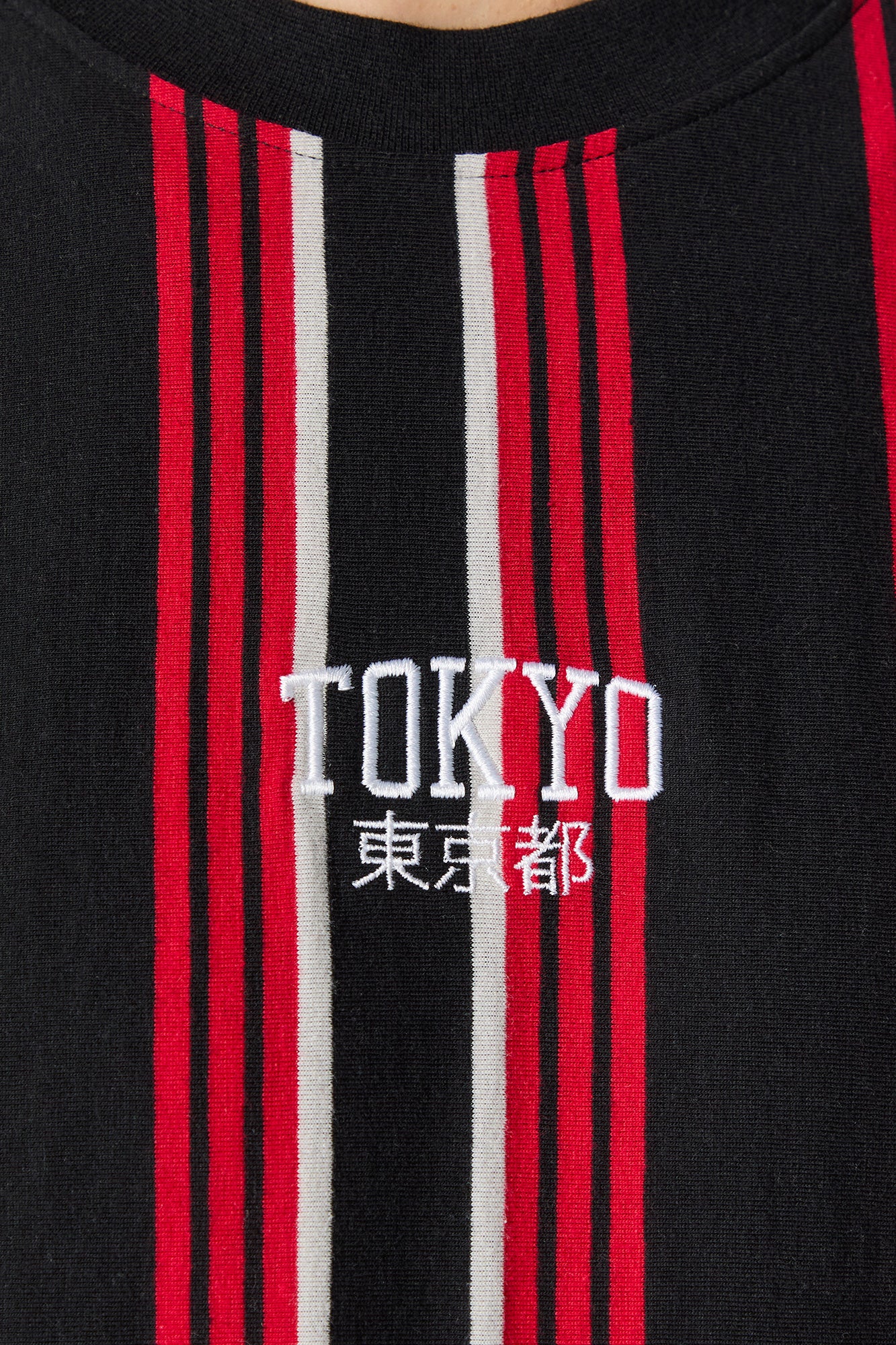 Embroidered Striped T-Shirt - Image 4