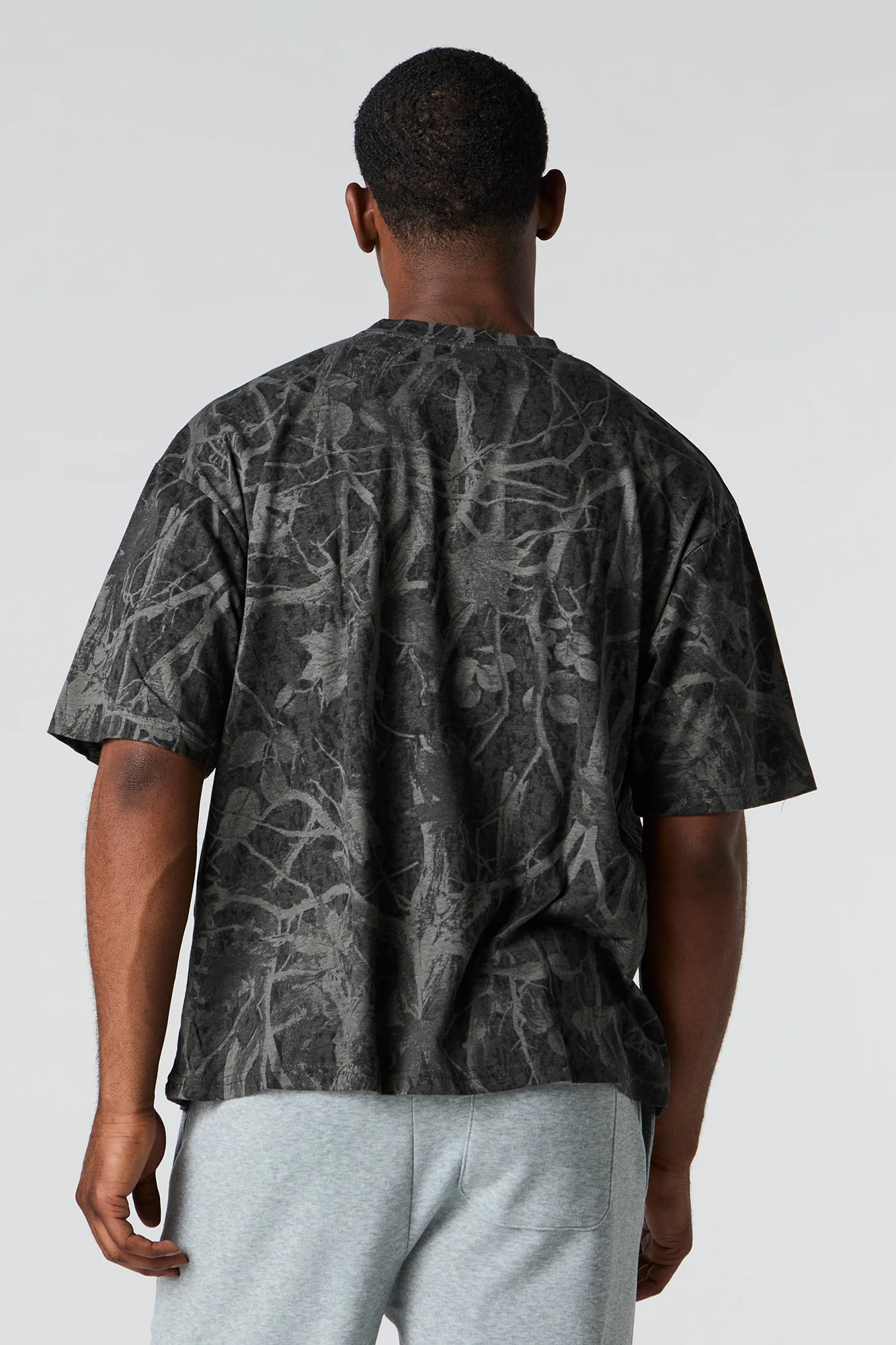 Camo Print Boxy T-Shirt - Image 3