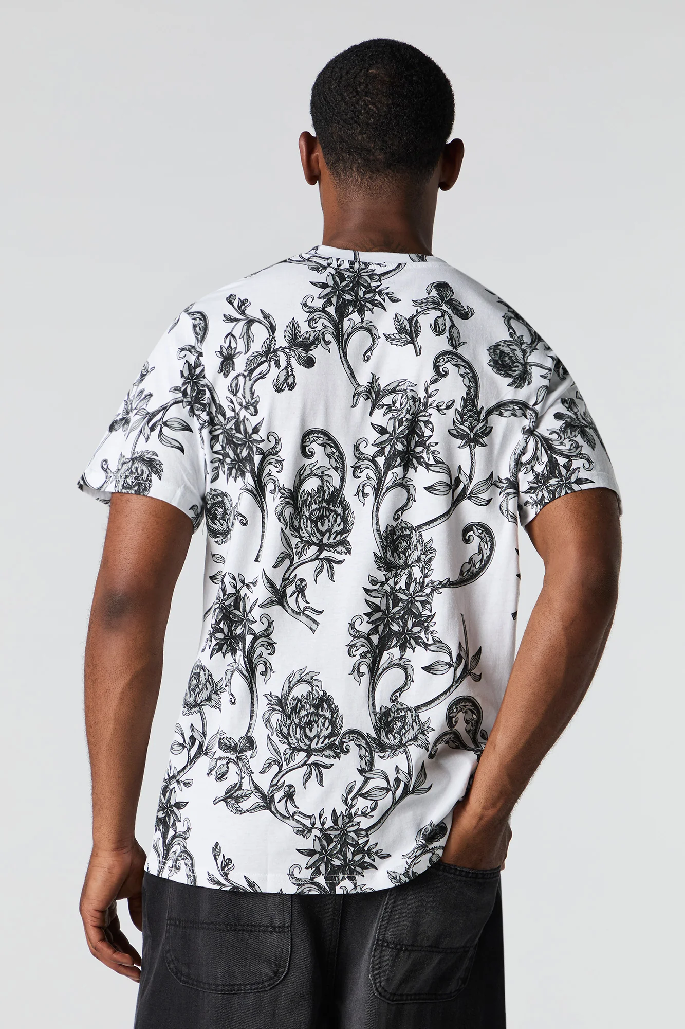 Floral Print T-Shirt - Image 2