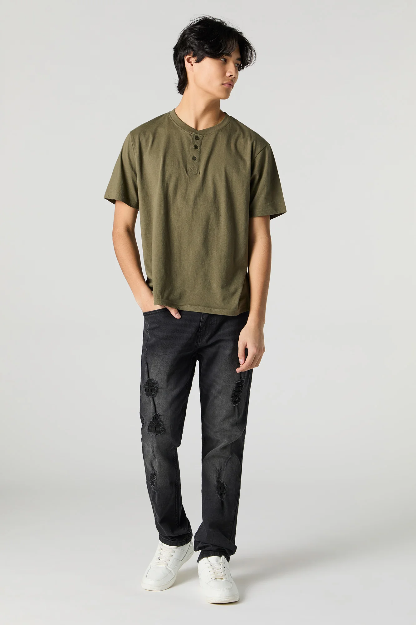 T-shirt Henley - Image 8
