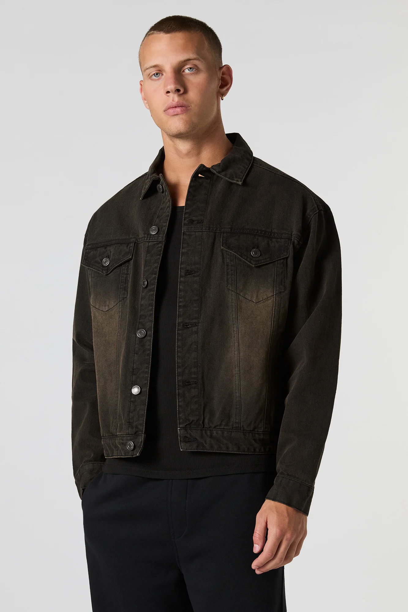 Boxy Denim Jacket - Image 4