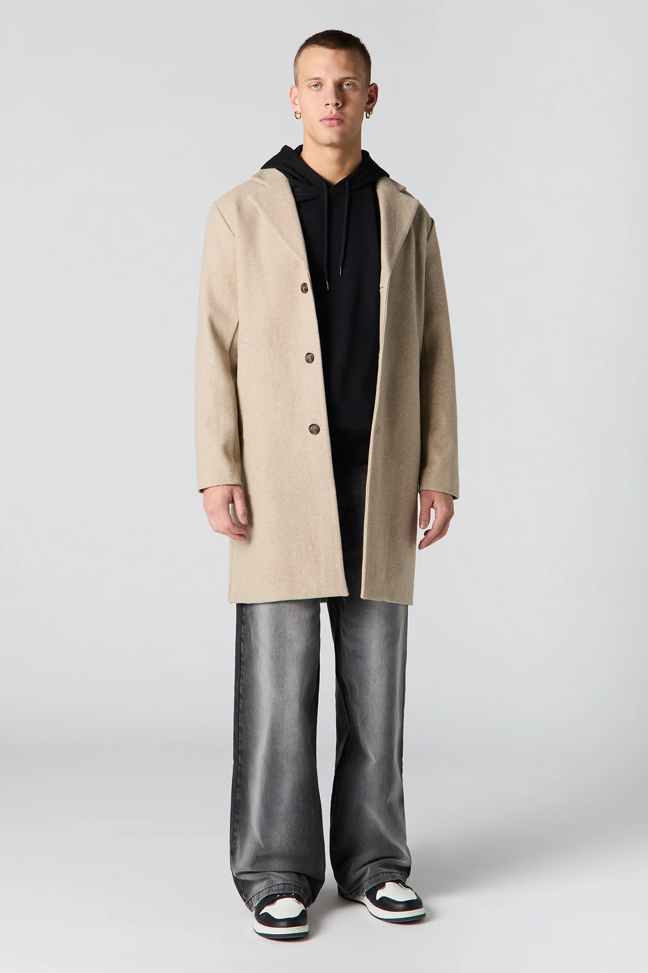 Button Front Peacoat - Image 10