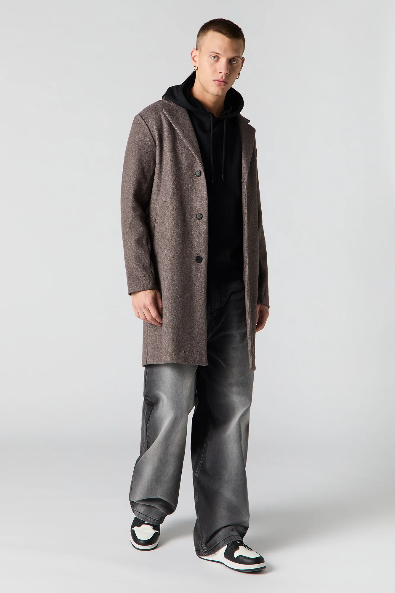 Button Front Peacoat - Image 16