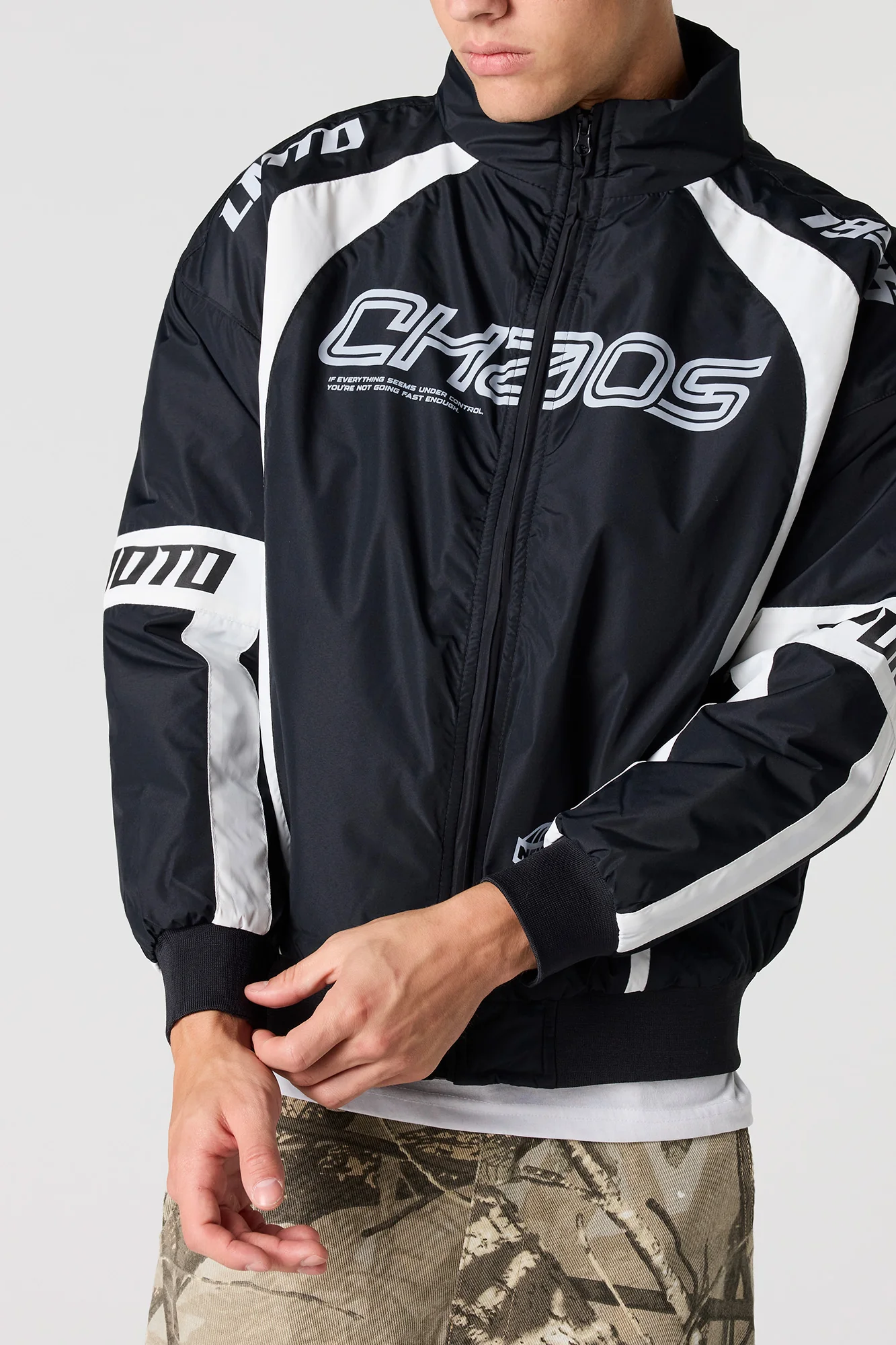 Colourblock Racing Jacket - Image 4