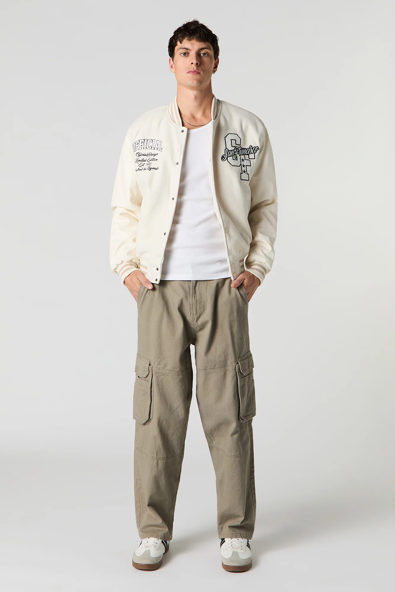 Embroidered Varsity Jacket - Image 18