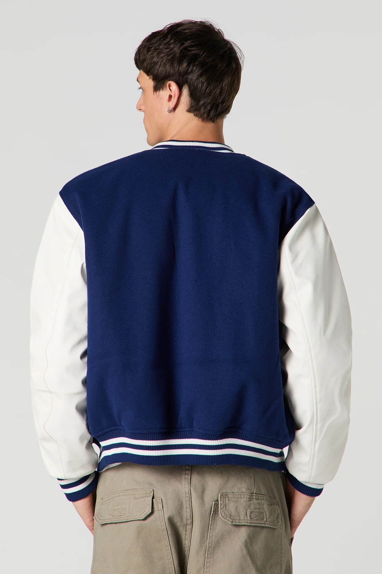 Embroidered Varsity Jacket - Image 2