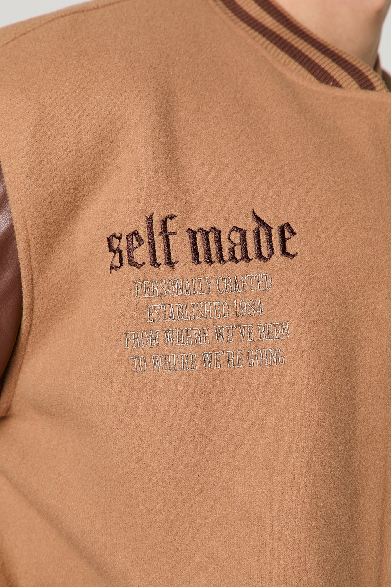 Embroidered Varsity Jacket - Image 24