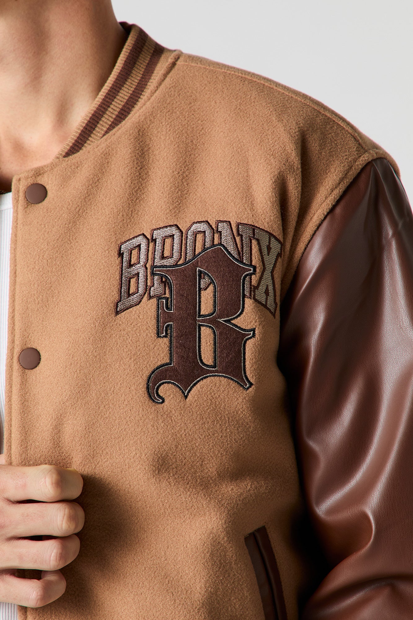Embroidered Varsity Jacket - Image 25