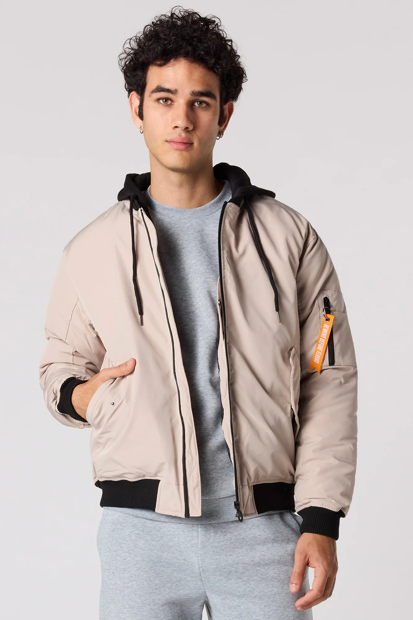 Hooded Flight Jacket - Image 11