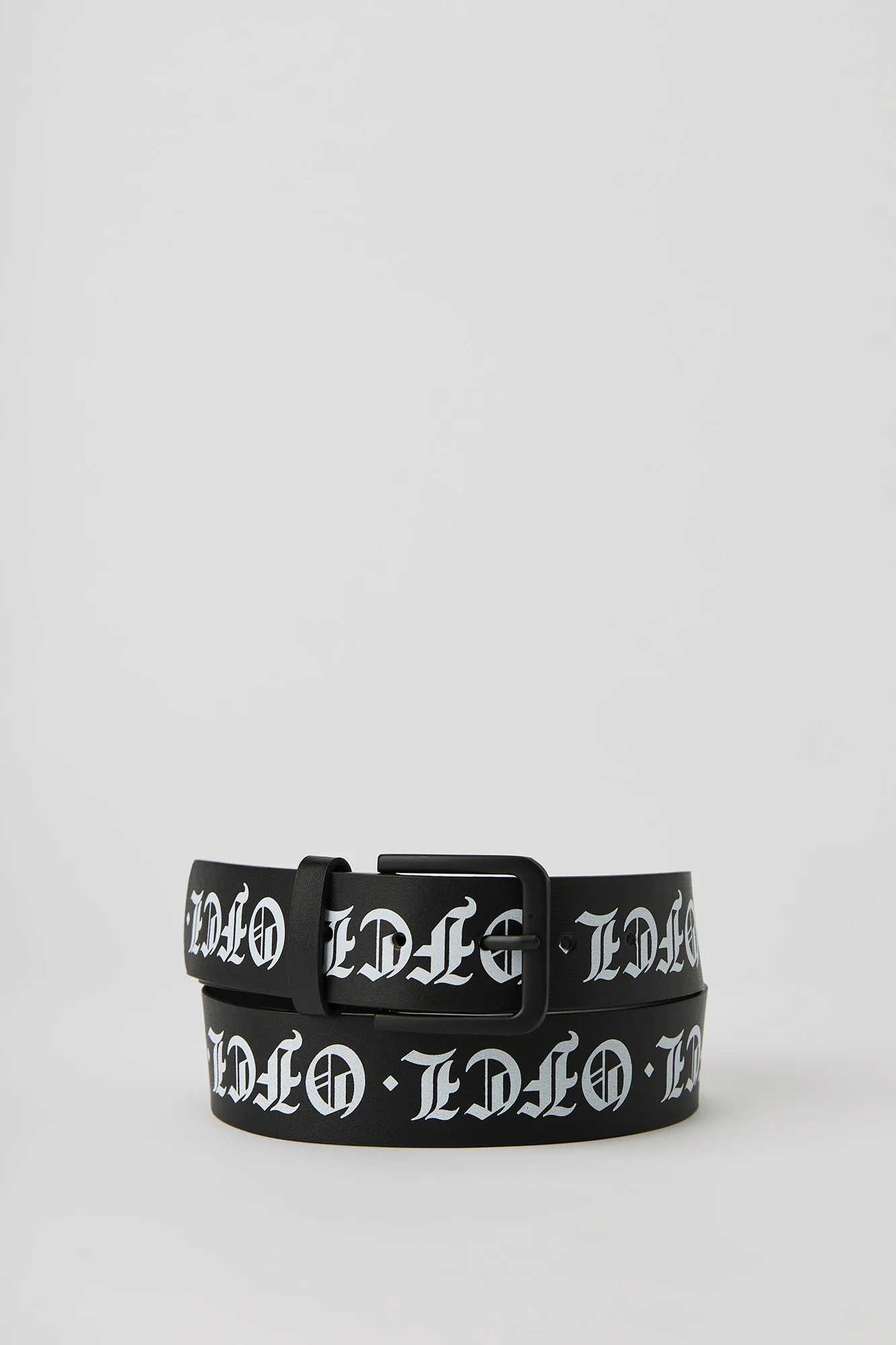 Ceinture en similicuir avec texte Gothic