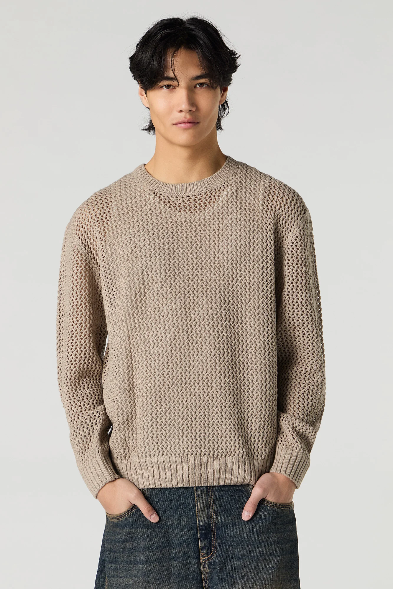 Open Knit Sweater - Image 4