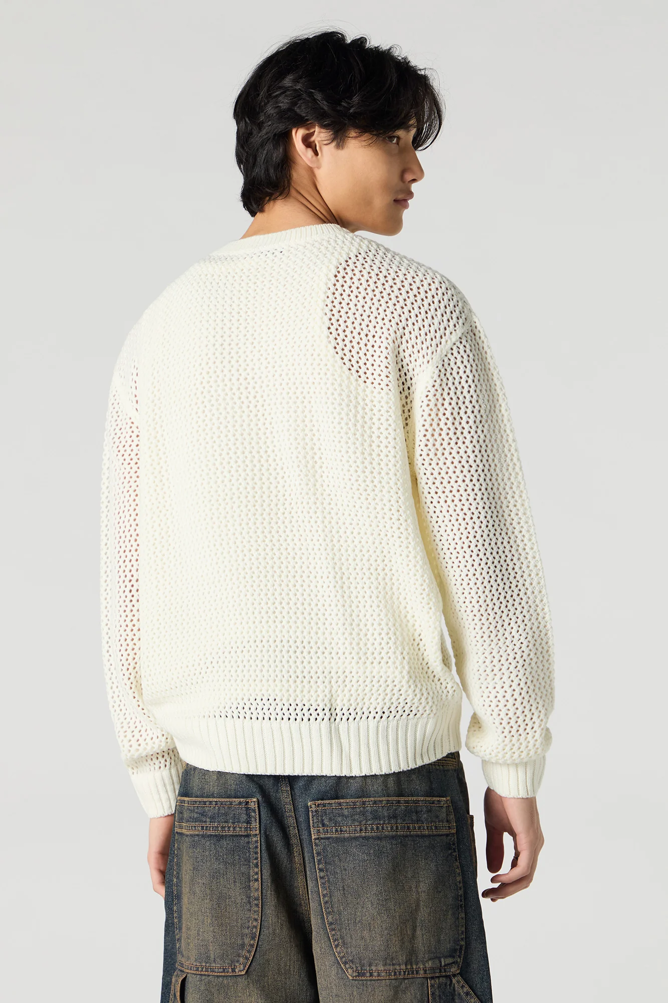 Open Knit Sweater - Image 6