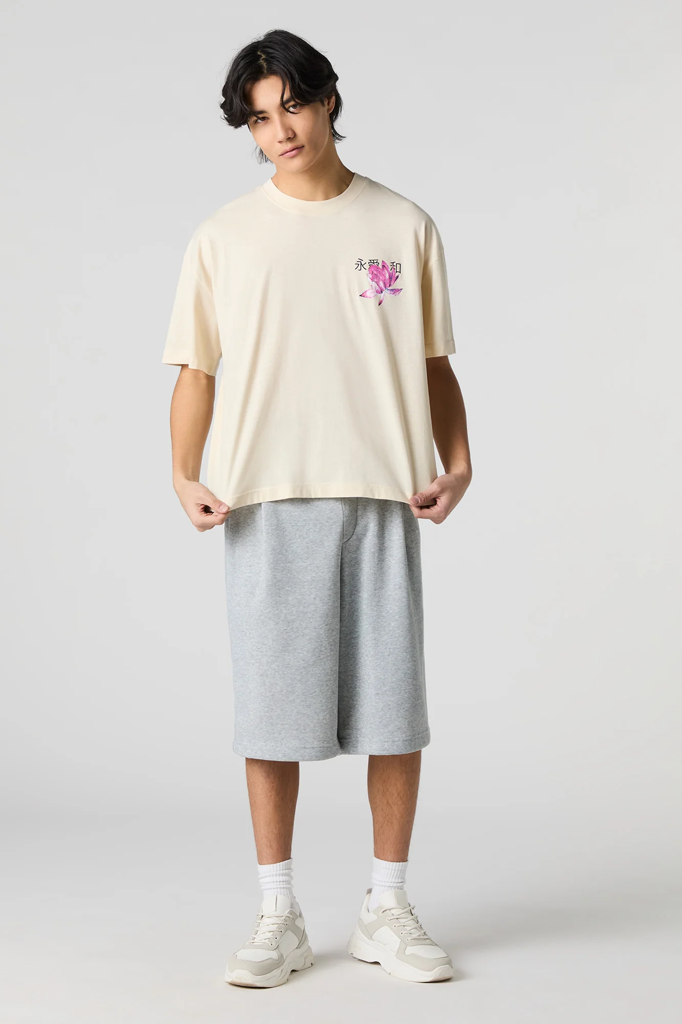 T-shirt carré à imprimé - Image 10