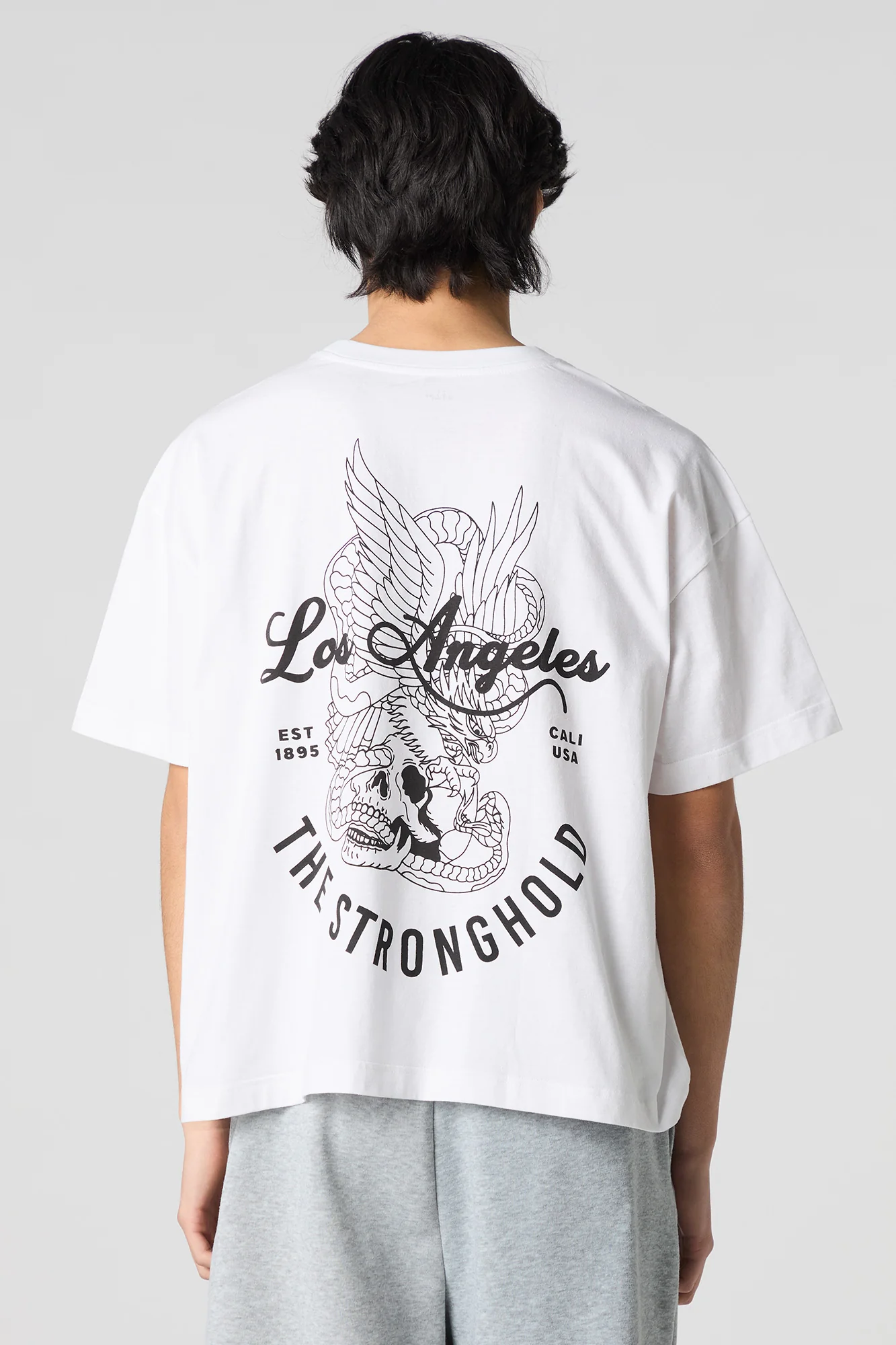 T-shirt carré à imprimé - Image 4