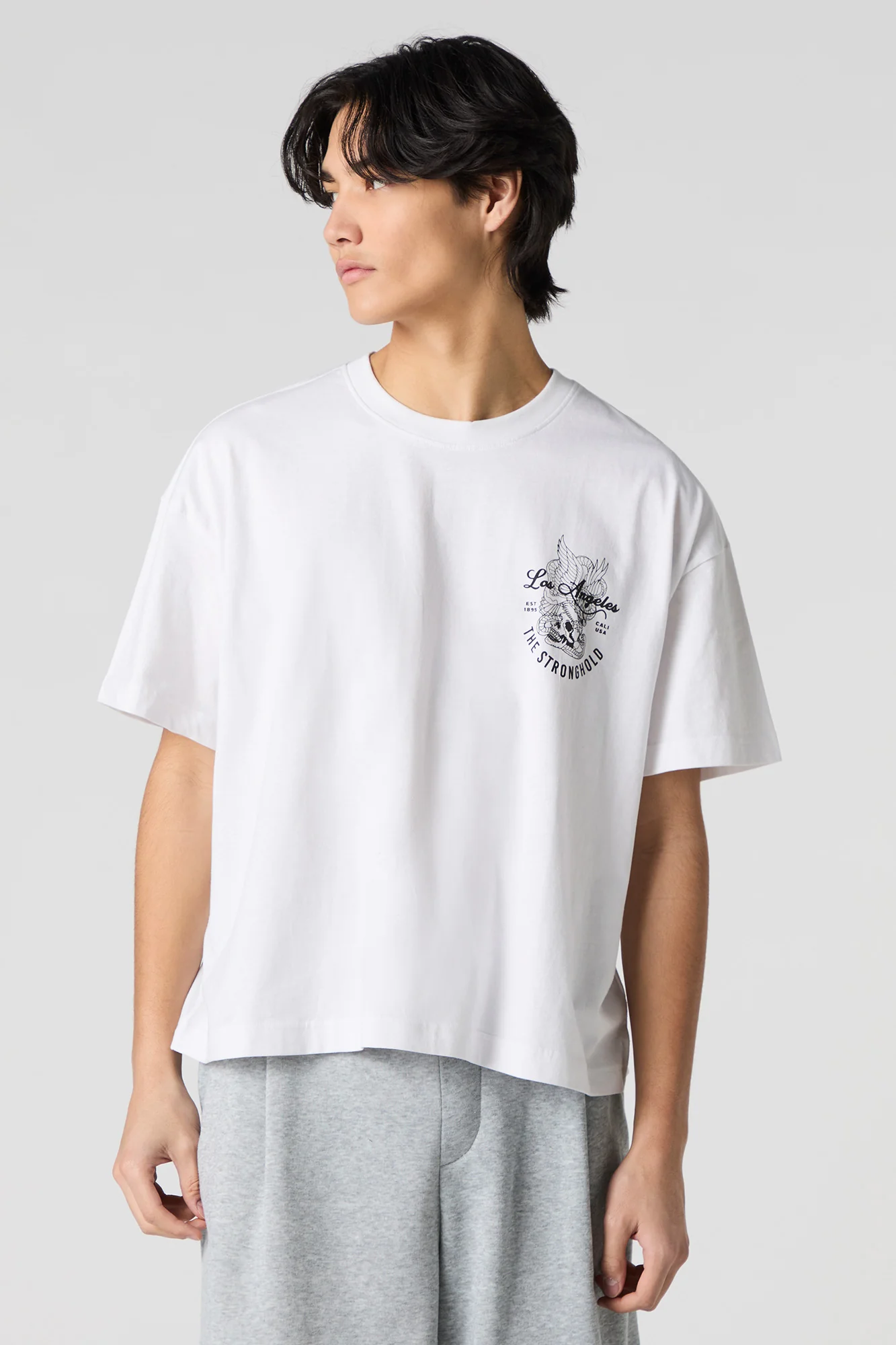 T-shirt carré à imprimé - Image 5