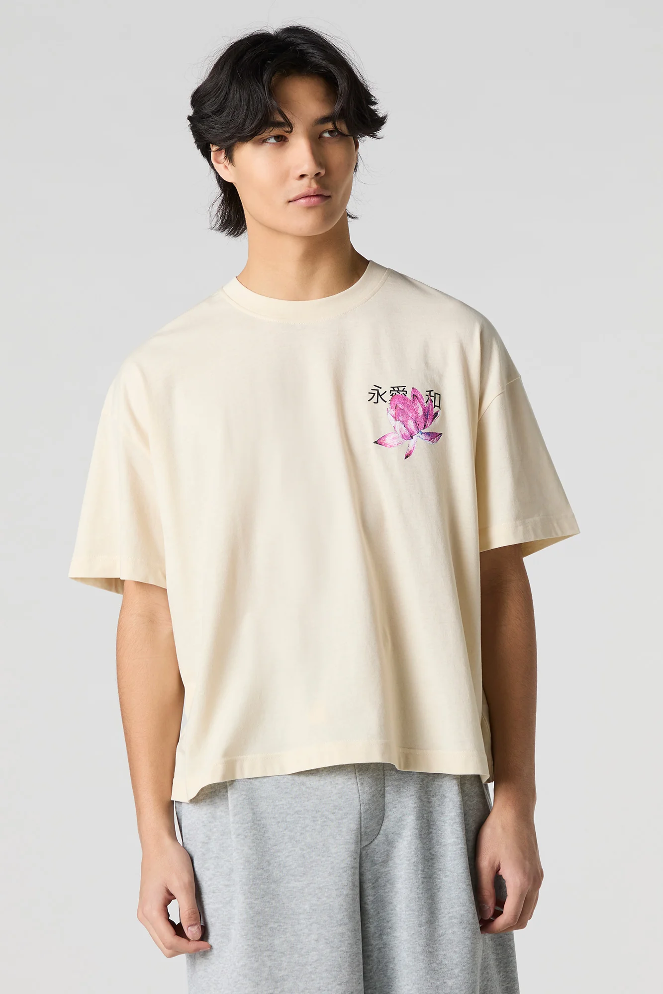T-shirt carré à imprimé - Image 9