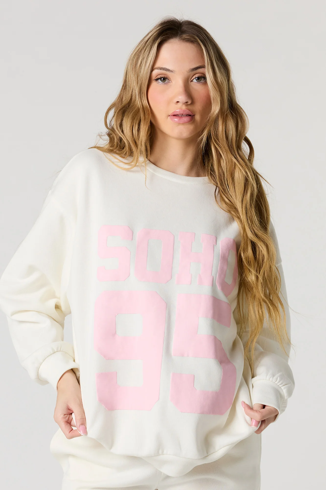 Fleece Puff Print Sweatshirt - Image 4