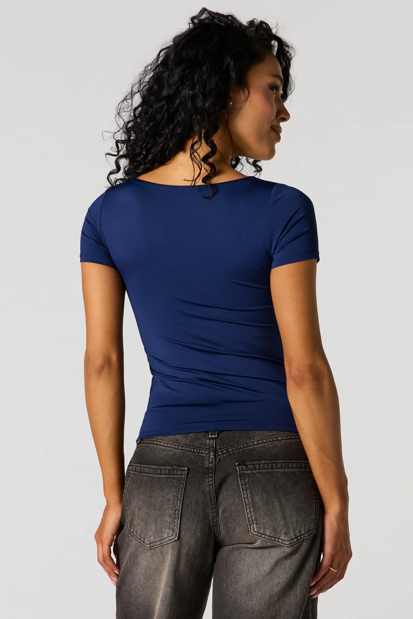 Contour Square Neck Short Sleeve Top - Image 14