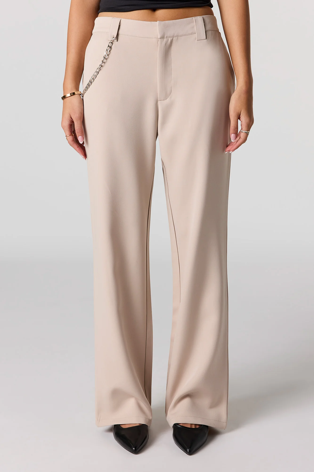 Low Rise Chain Dress Pant - Image 10