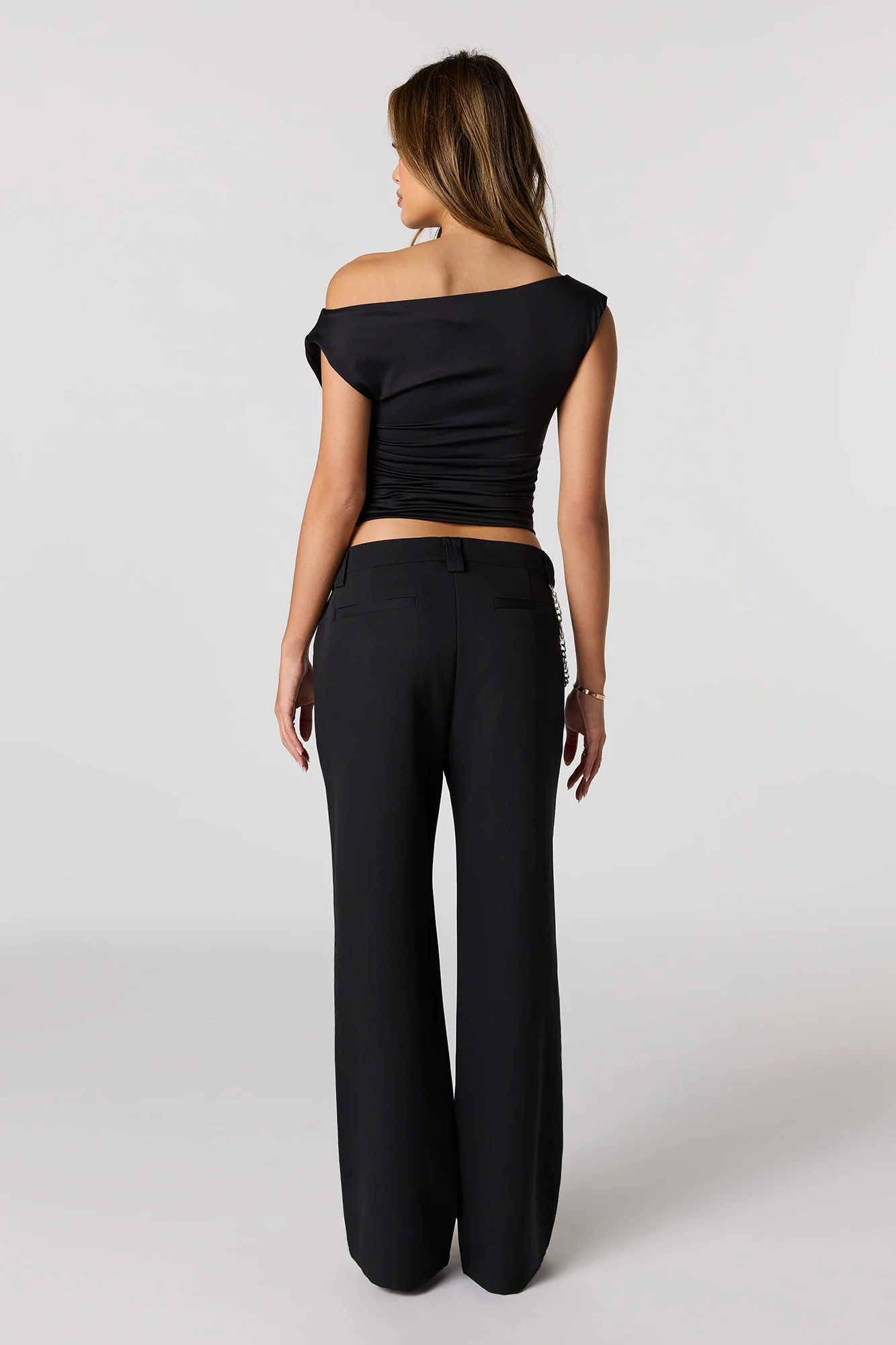Low Rise Chain Dress Pant - Image 7