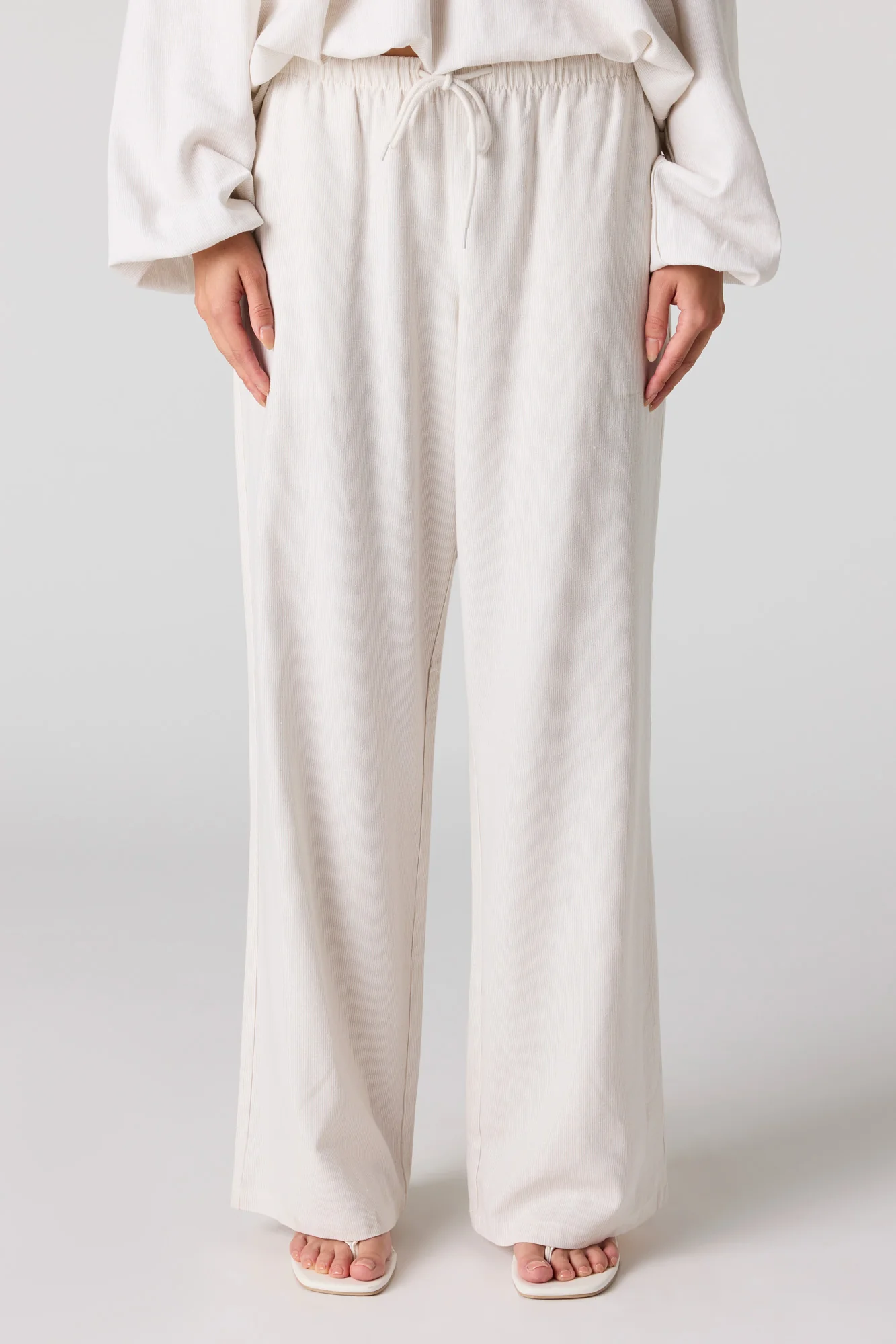 Linen-Blend Drawstring Pant - Image 11