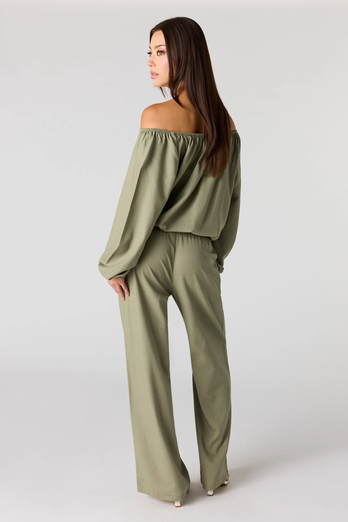 Linen-Blend Drawstring Pant - Image 3