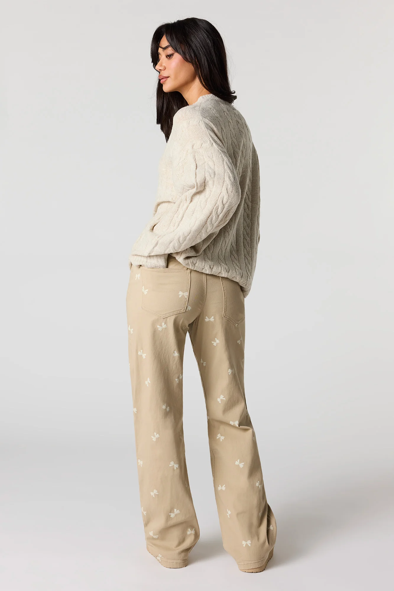 Bow Pocket Wide Leg Pant - Image 3