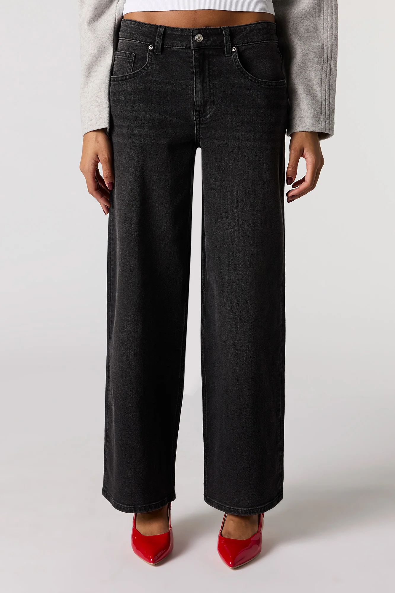 Low Rise Wide Leg Jean - Image 2