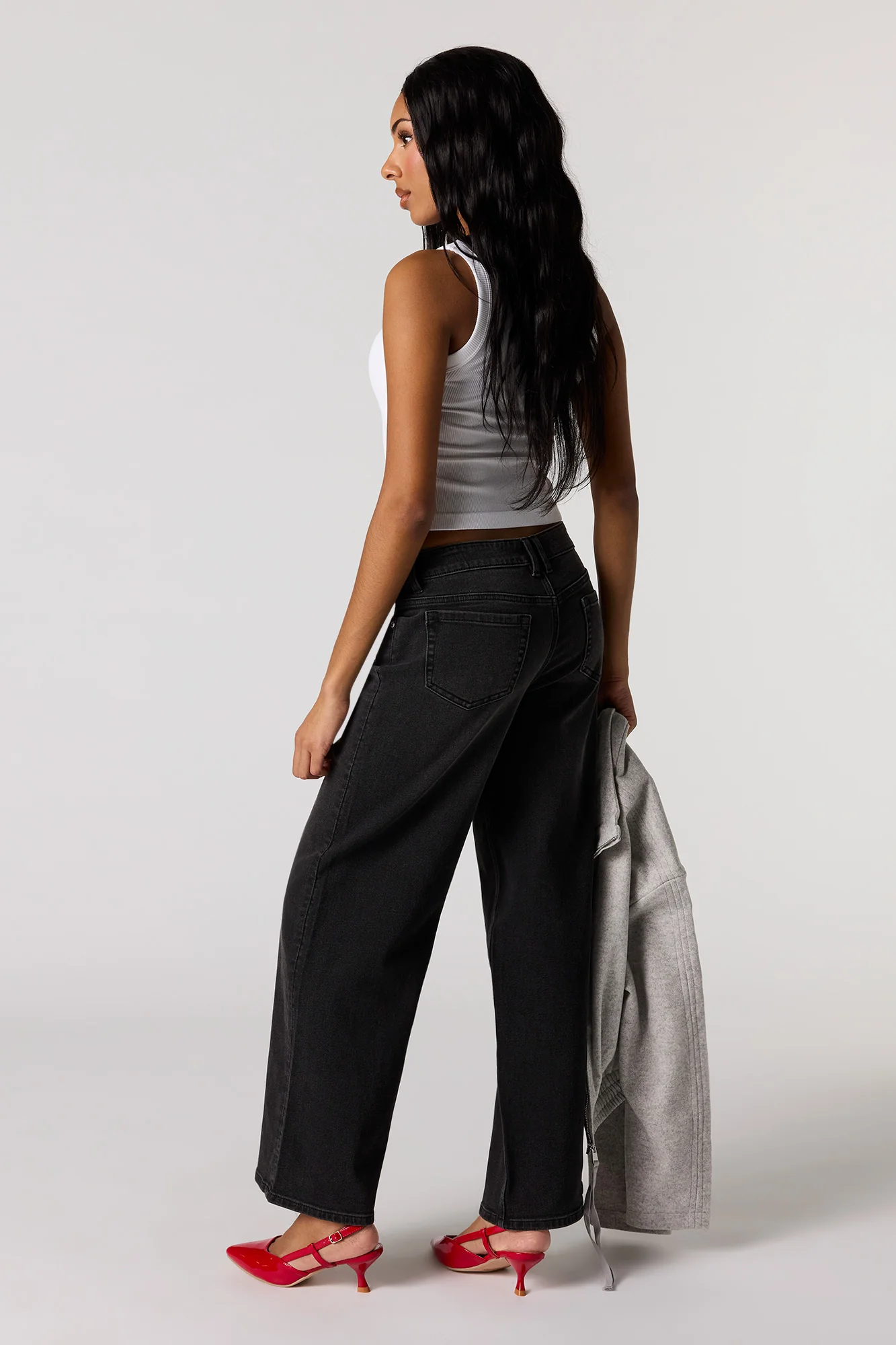 Low Rise Wide Leg Jean - Image 3