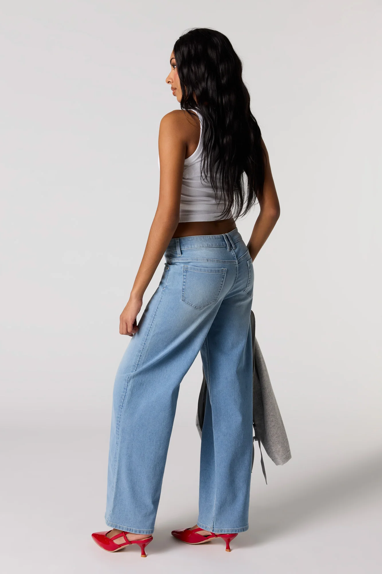 Low Rise Wide Leg Jean - Image 6