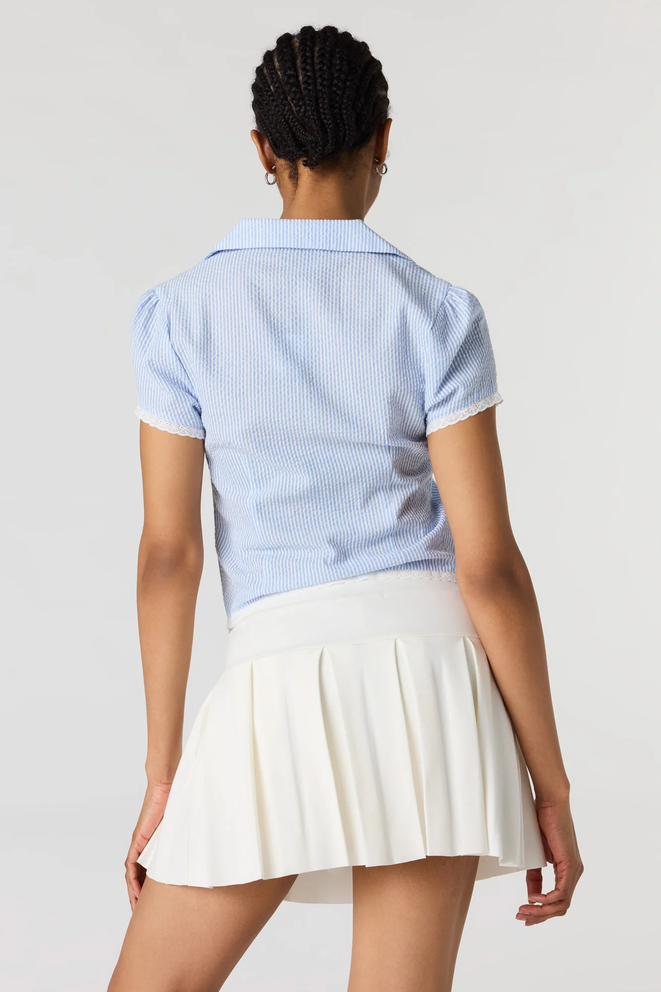 Pleated Mini Skort - Image 2