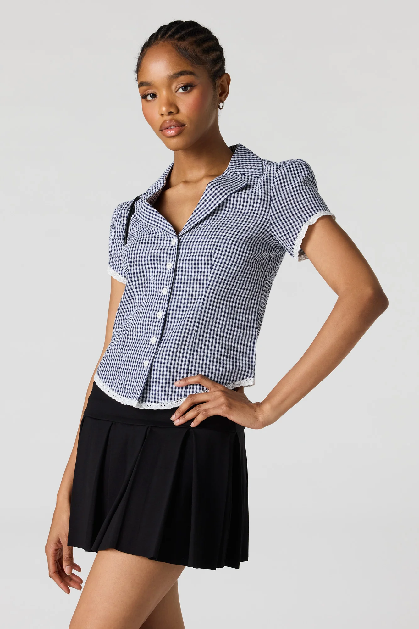Pleated Mini Skort - Image 5