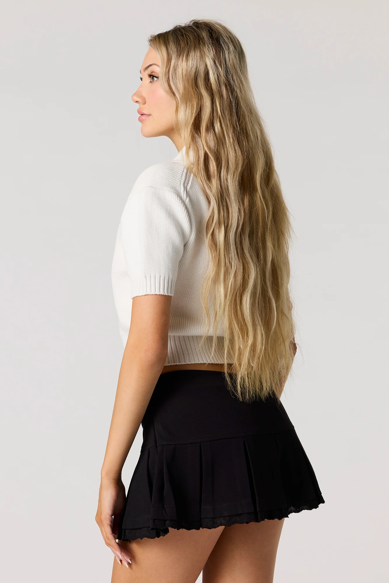 Ruffle Lace Mini Skort - Image 10