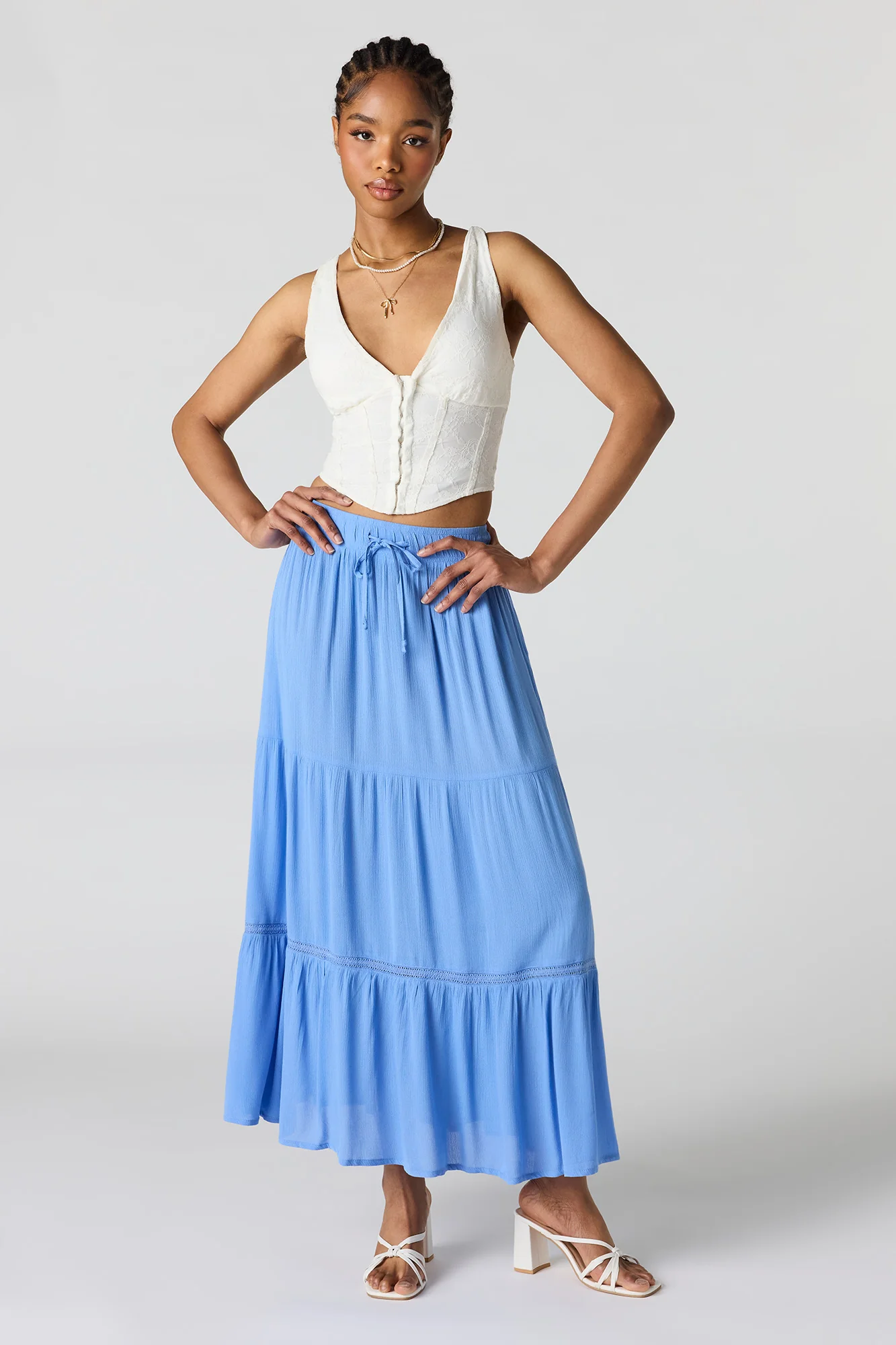 Tiered Maxi Skirt - Image 11