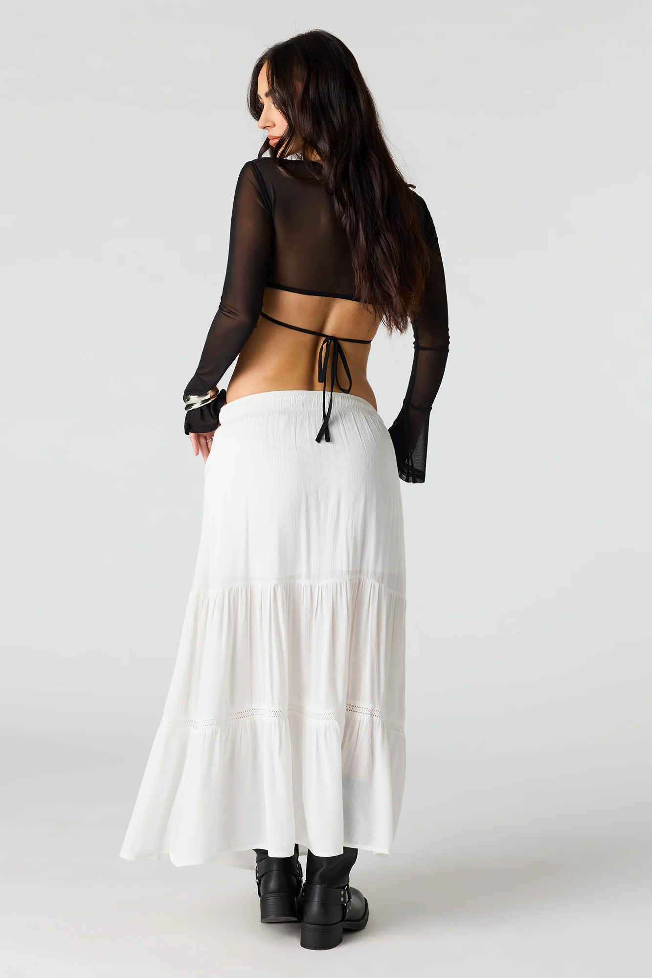 Tiered Maxi Skirt - Image 3