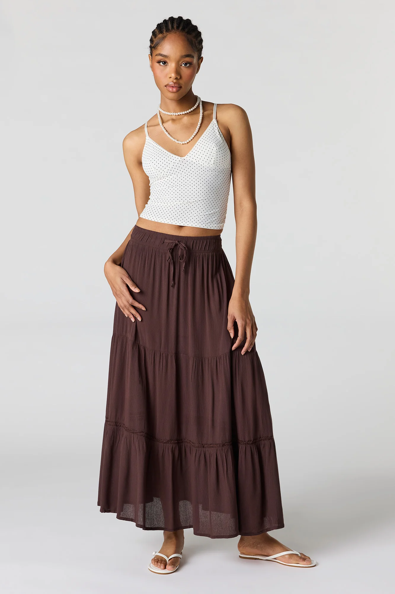 Tiered Maxi Skirt - Image 7