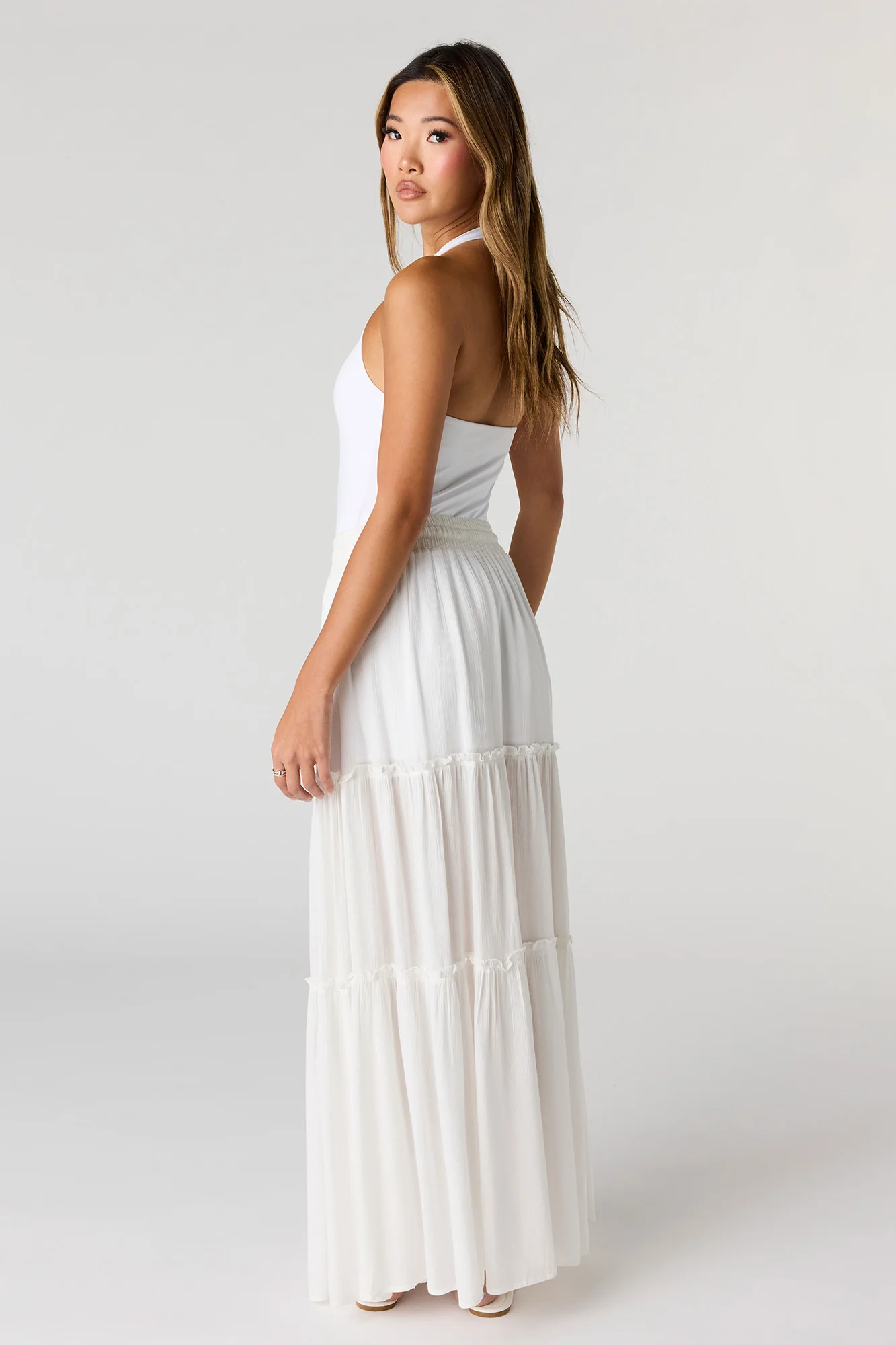 Ruffle Trim Maxi Skirt - Image 5
