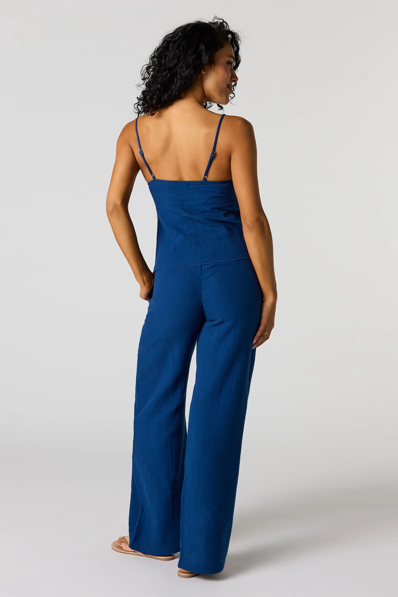 Gauze Wide Leg Pant - Image 10
