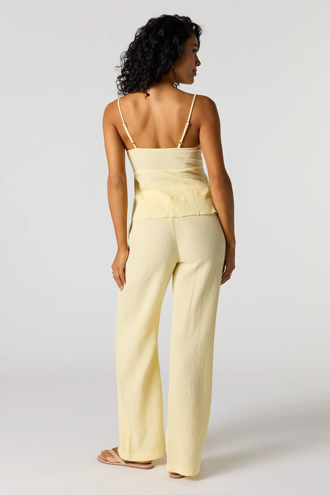 Gauze Wide Leg Pant - Image 16