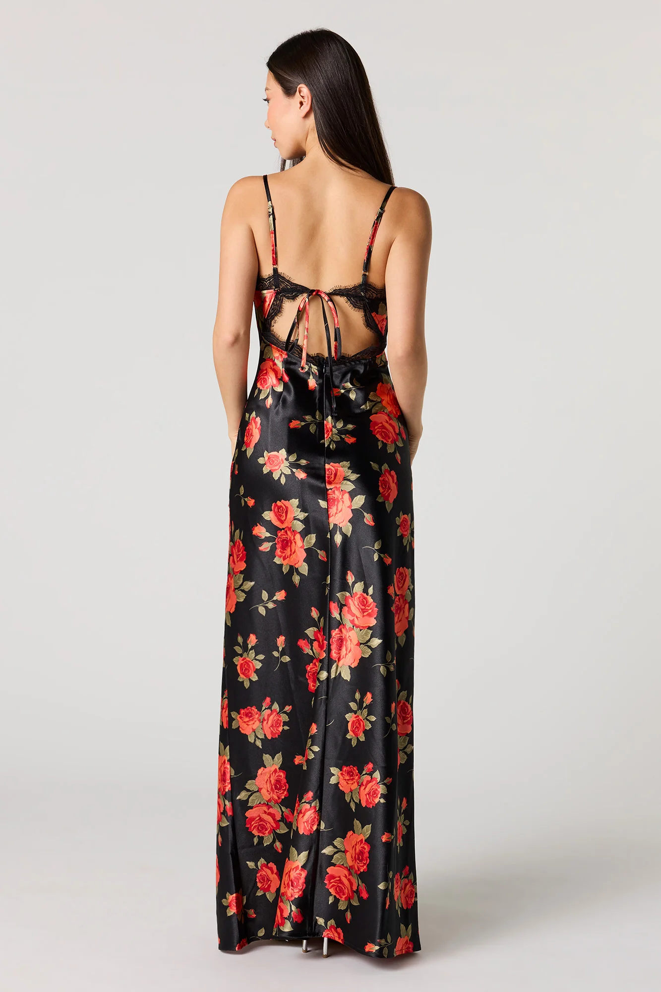 Satin Cowl Neck Maxi Dress - Image 12