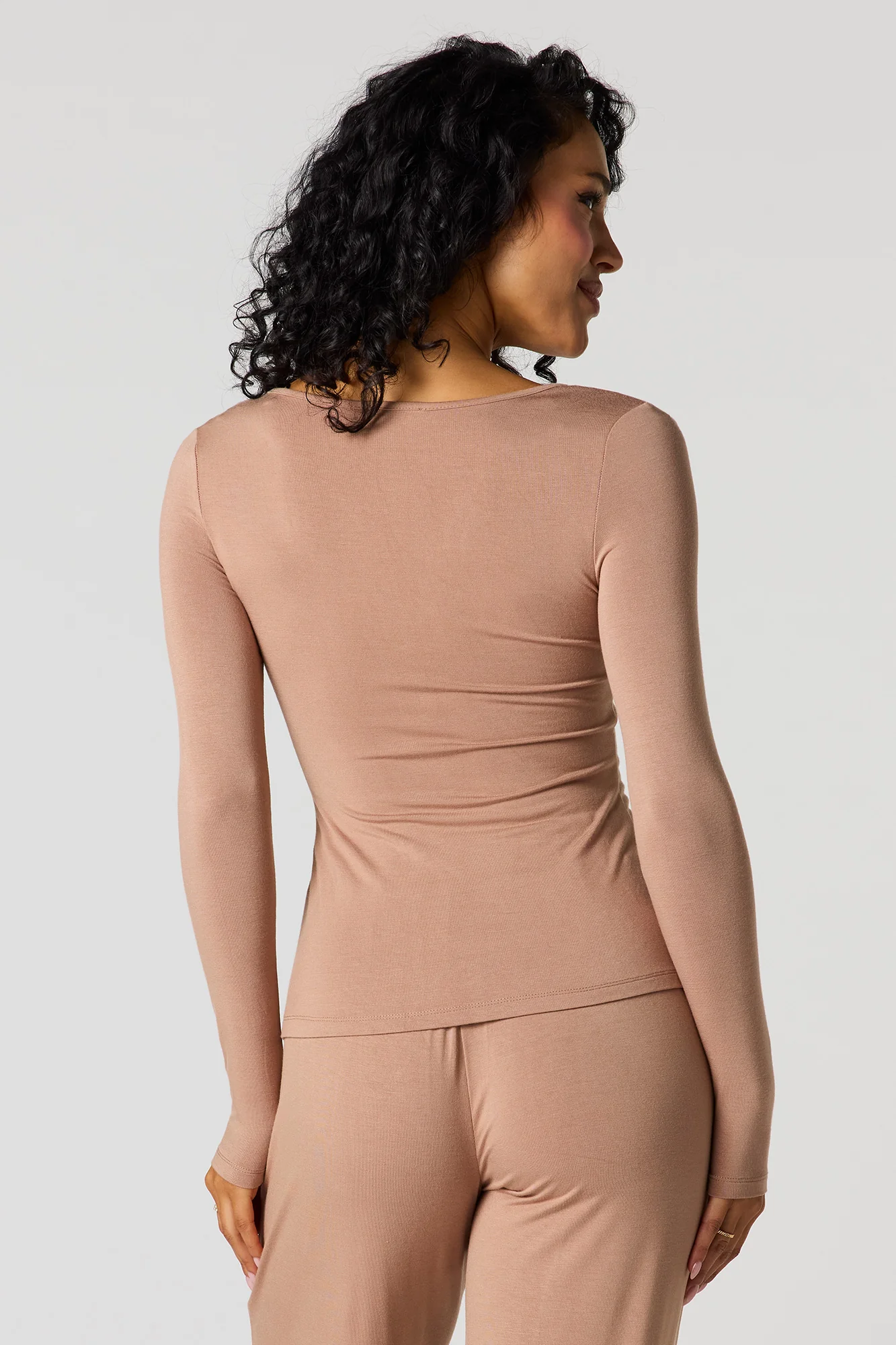 Metal Accent Cut-Out Flyaway Top - Image 14