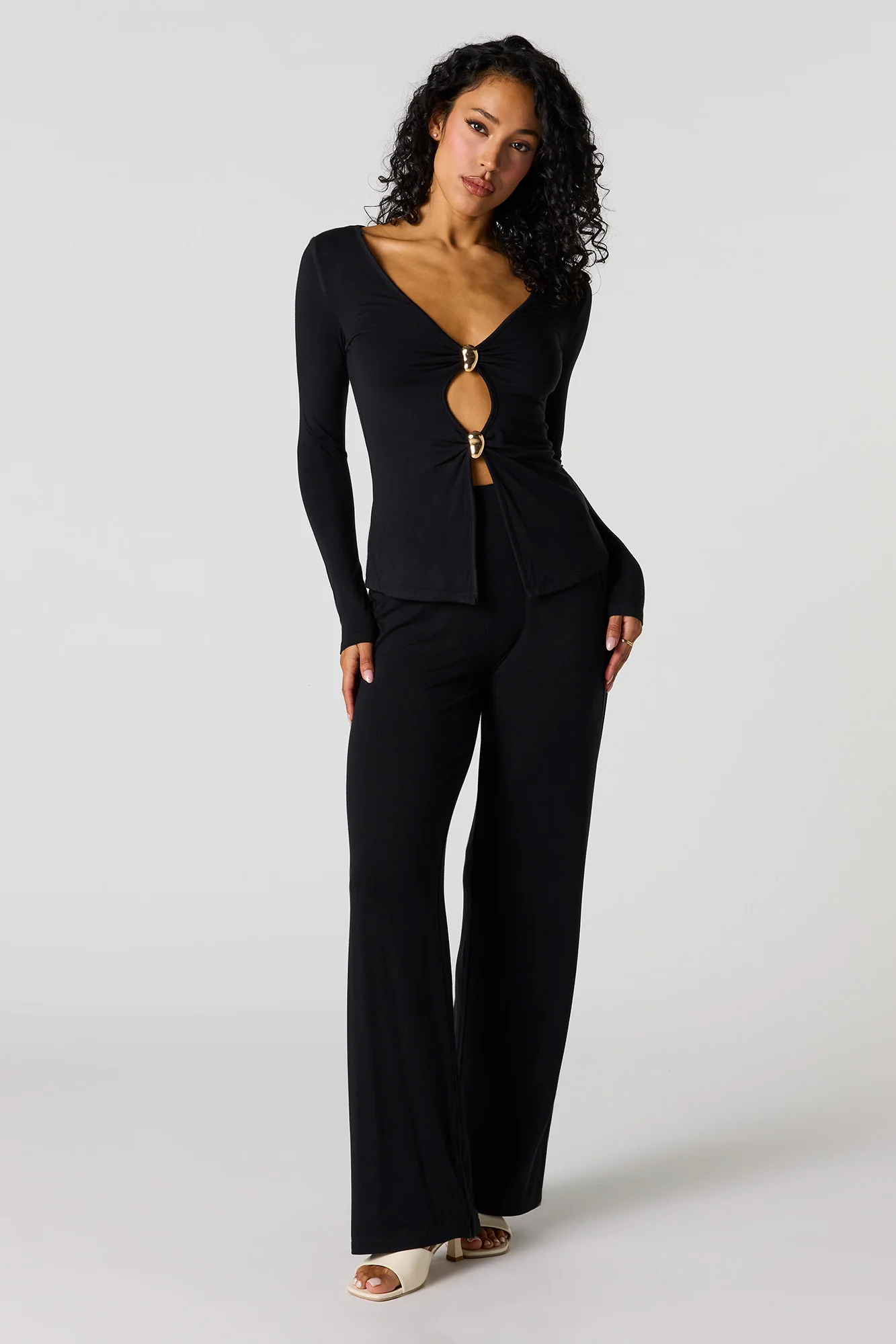 High Rise Wide Leg Pant - Image 4