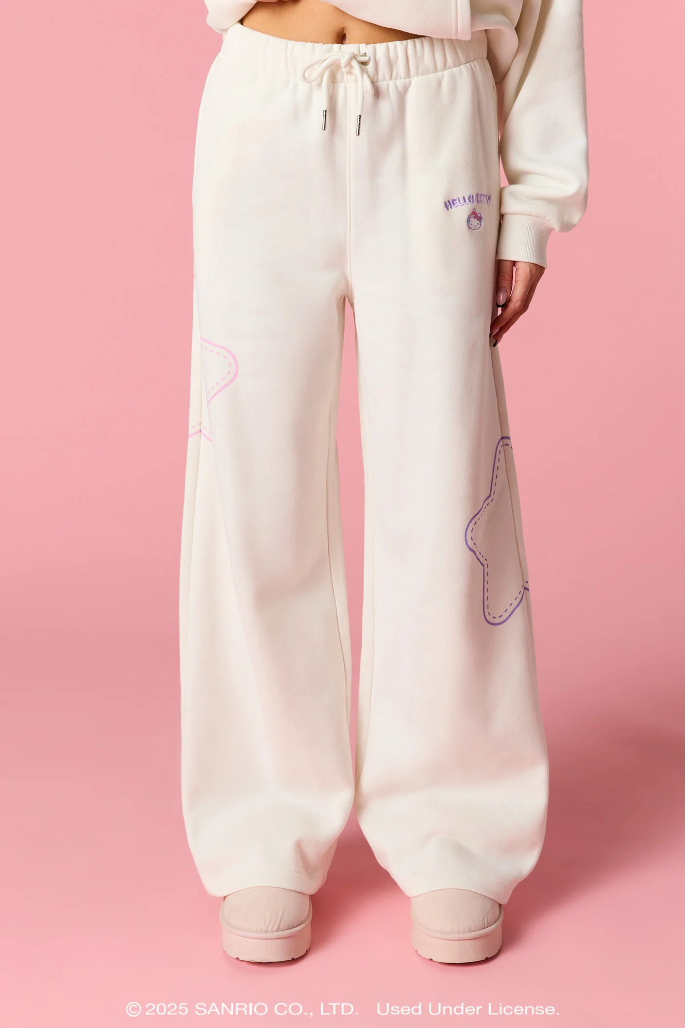 Hello Kitty® Winter Embroidered Fleece Sweatpant - Image 2