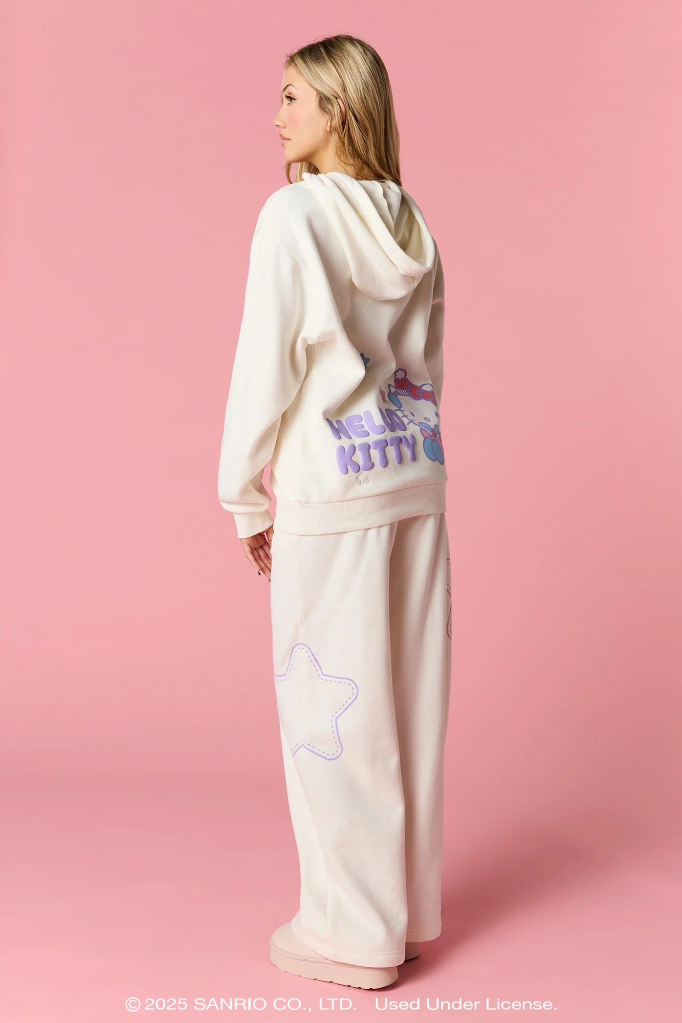 Hello Kitty® Winter Embroidered Fleece Sweatpant - Image 3