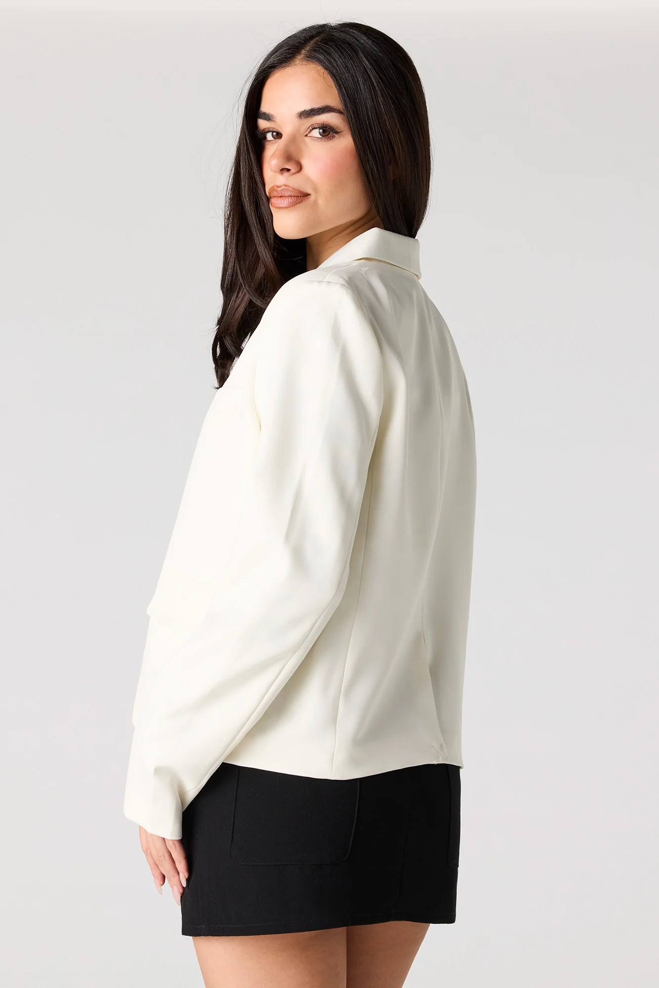 Cropped Blazer - Image 8
