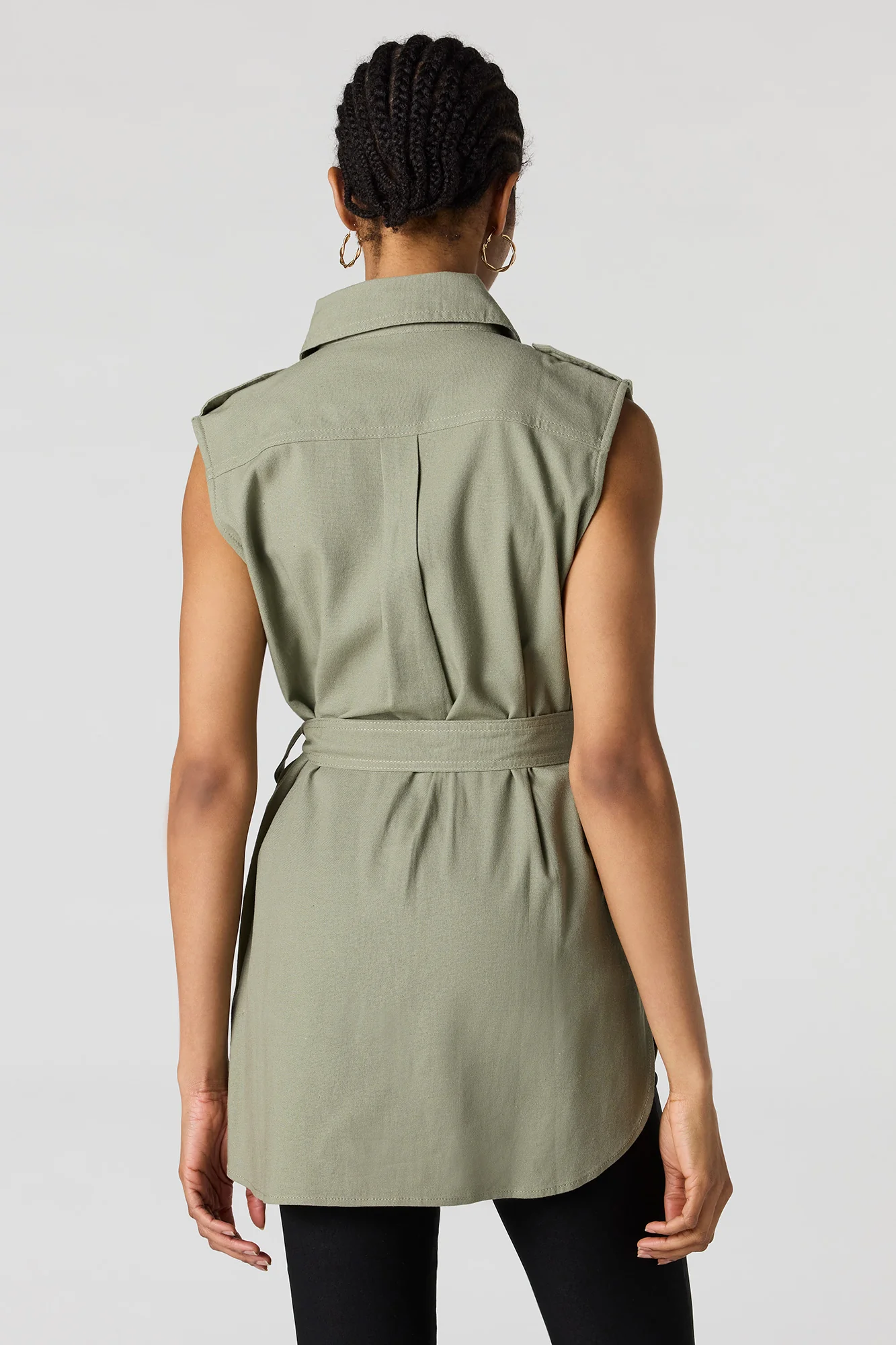 Button-Up Collared Vest - Image 8