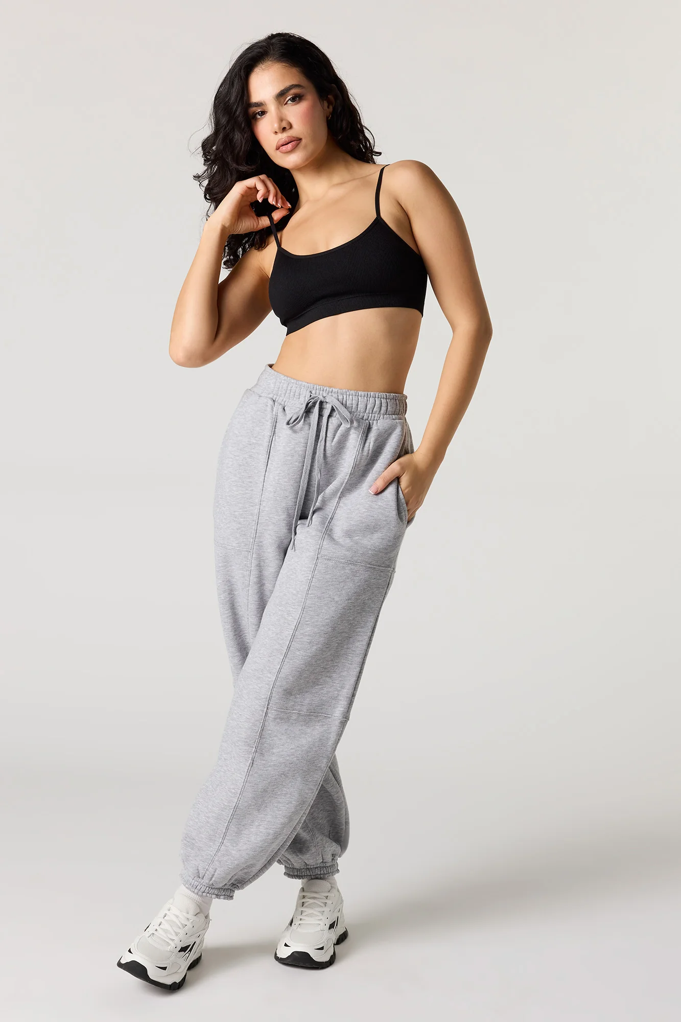 Seamless Ribbed Bralette with Built-In Cups - Image 6