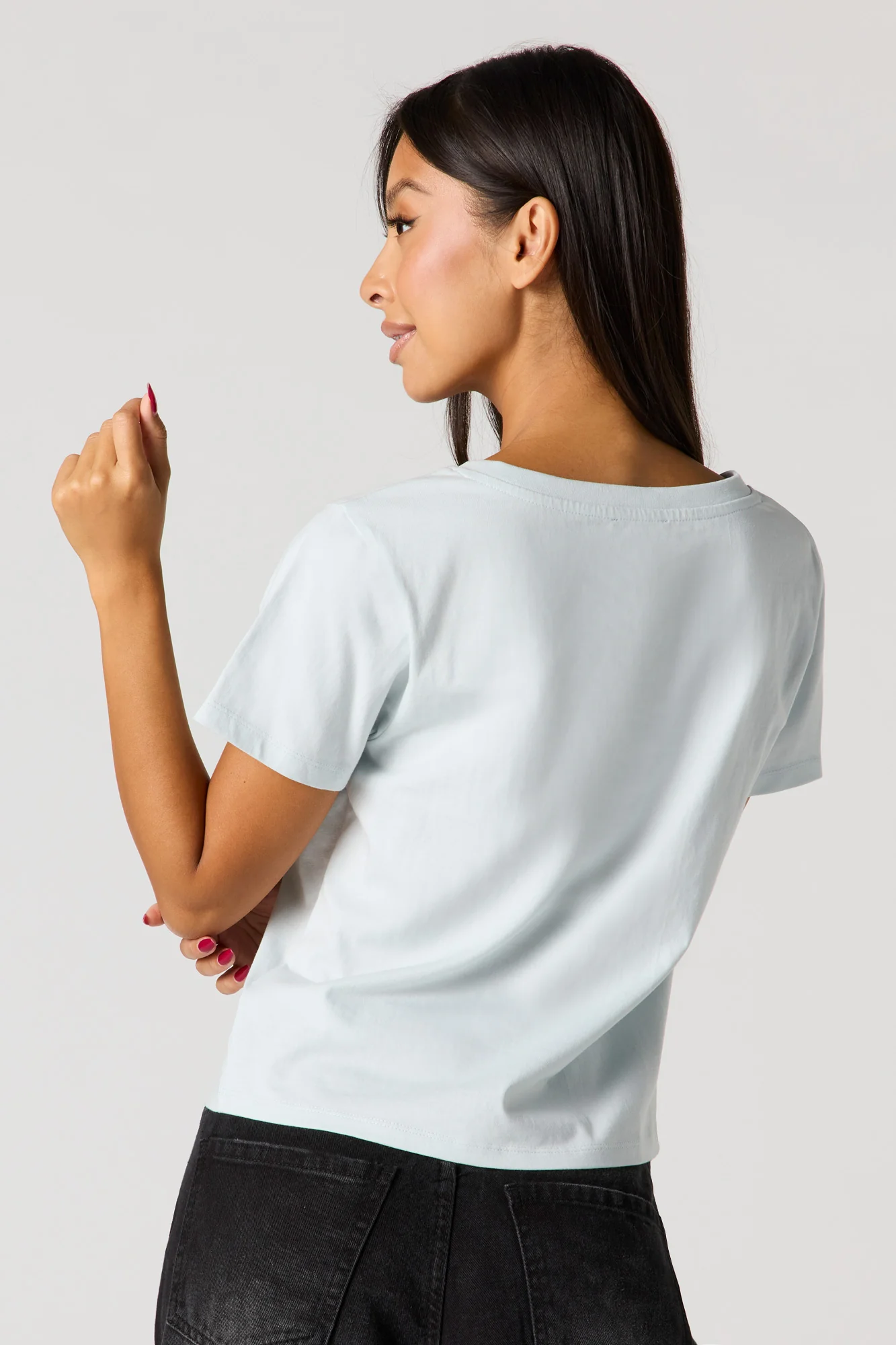 Relaxed V-Neck T-Shirt - Image 11