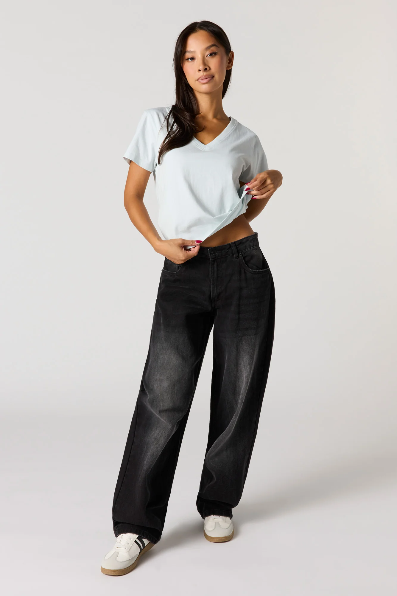 Relaxed V-Neck T-Shirt - Image 12