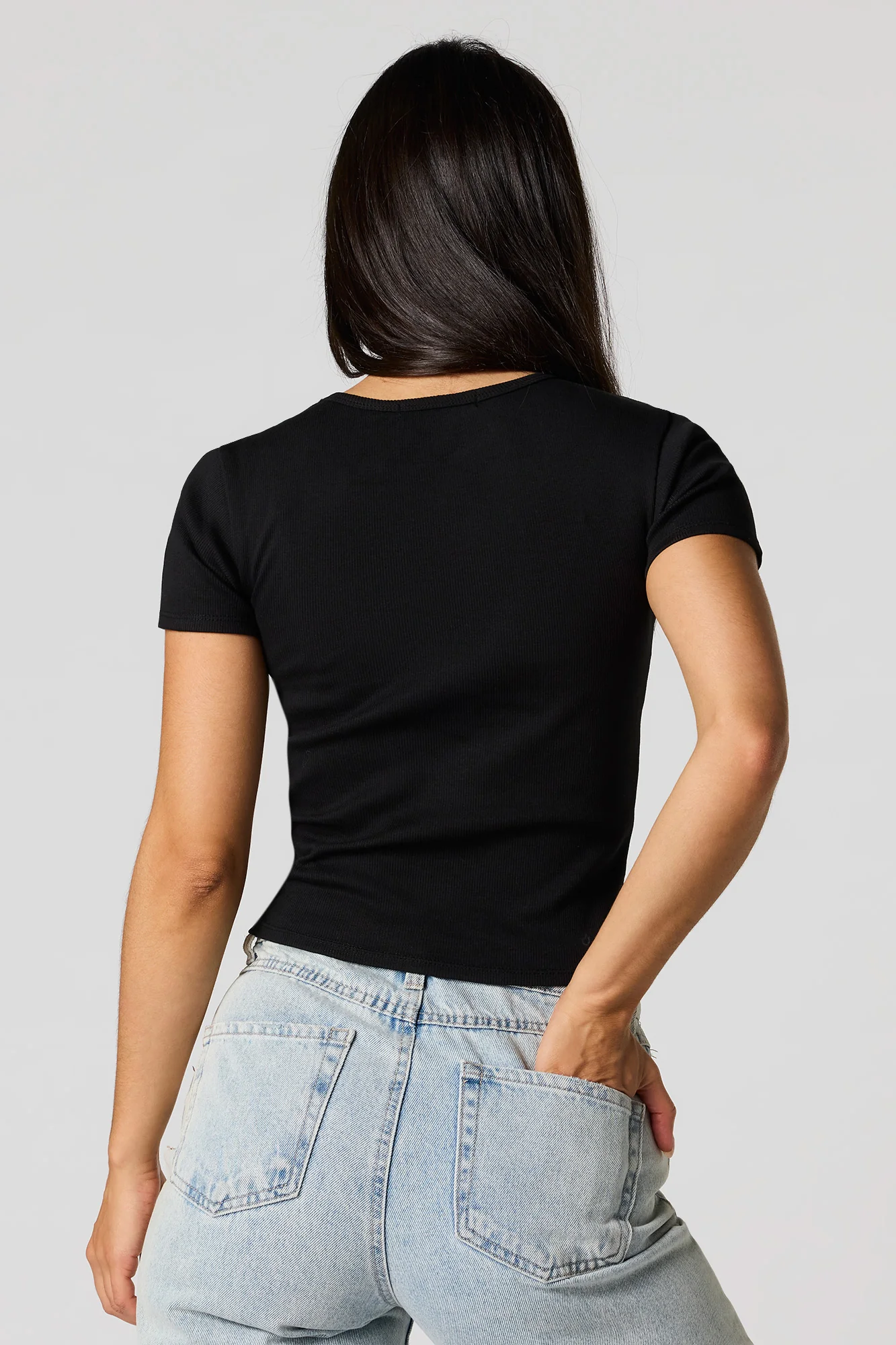 Ribbed Baby T-Shirt - Image 5